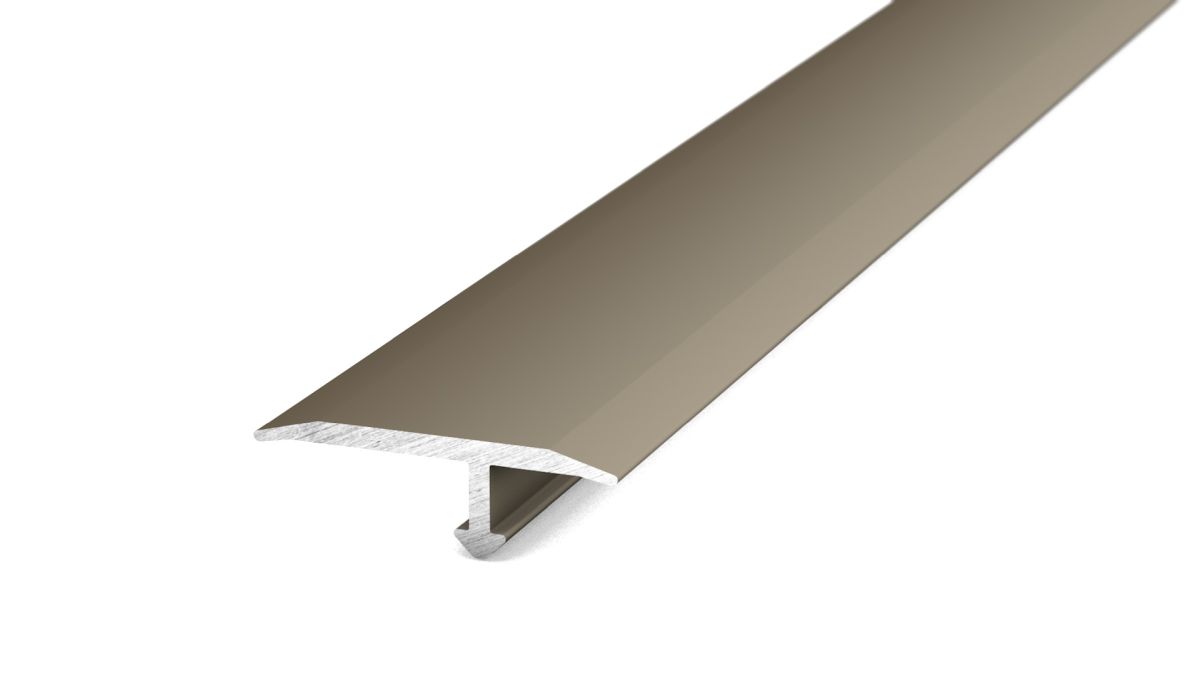 Prinz T-Cover Profil 20 mm - Nr. 263 - Edelstahl matt - 270 cm