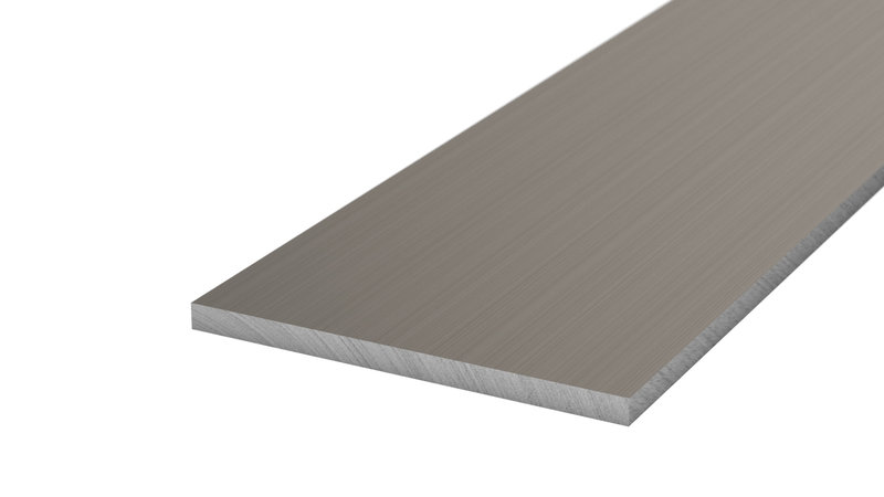 Prinz Flachprofil 50 x 3 mm - Nr. 123 - Edelstahl gebürstet - 100 cm