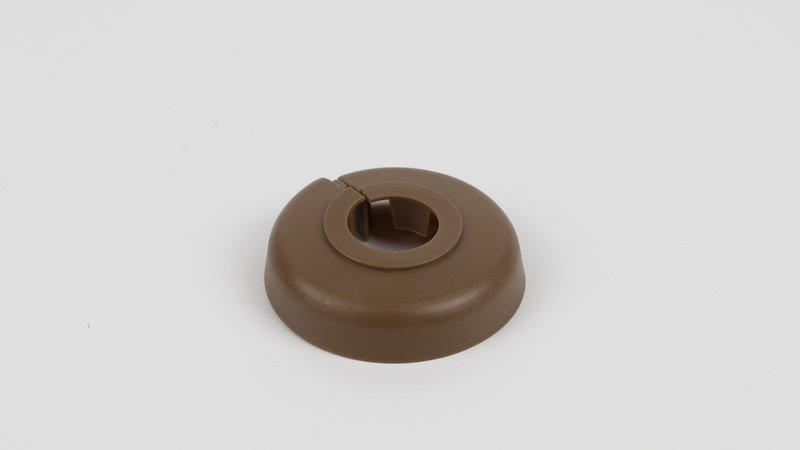 Prinz Heizkörperrosette Innen-Ø 15 mm - Nr. 852 - Nussbaum