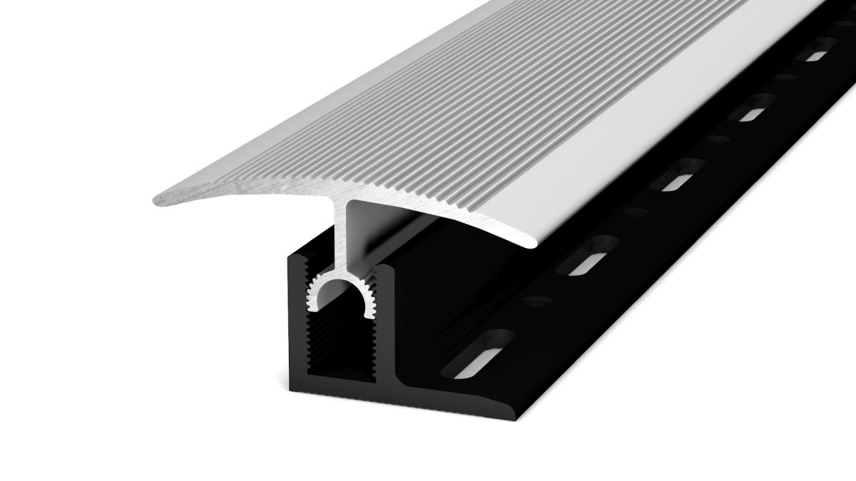 Prinz Profi-Tec XXL Übergangsprofil 43 mm - Nr. 302 - Silber - 90 cm