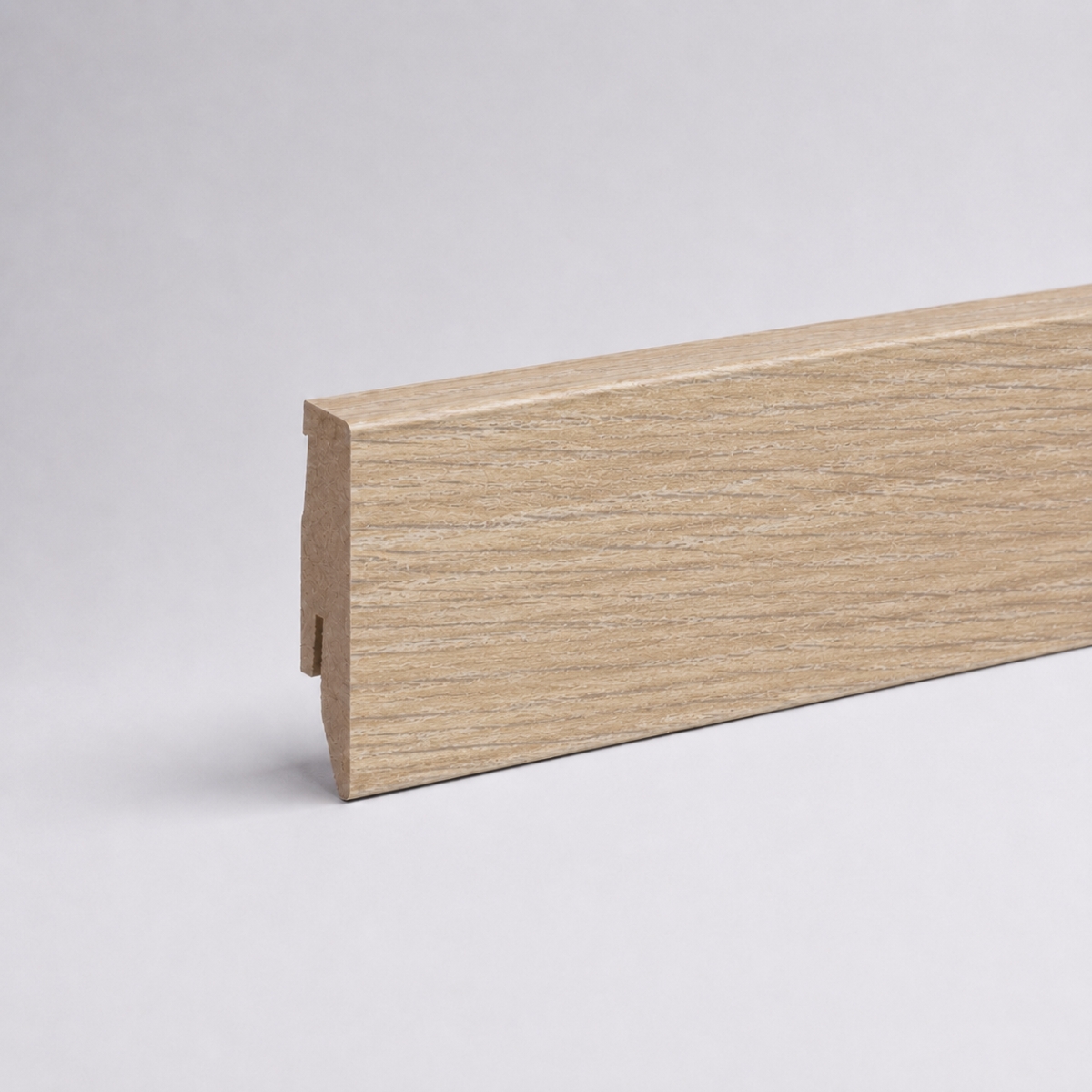 Sockelleiste mit Holzoptik 60mm Eiche natur hell