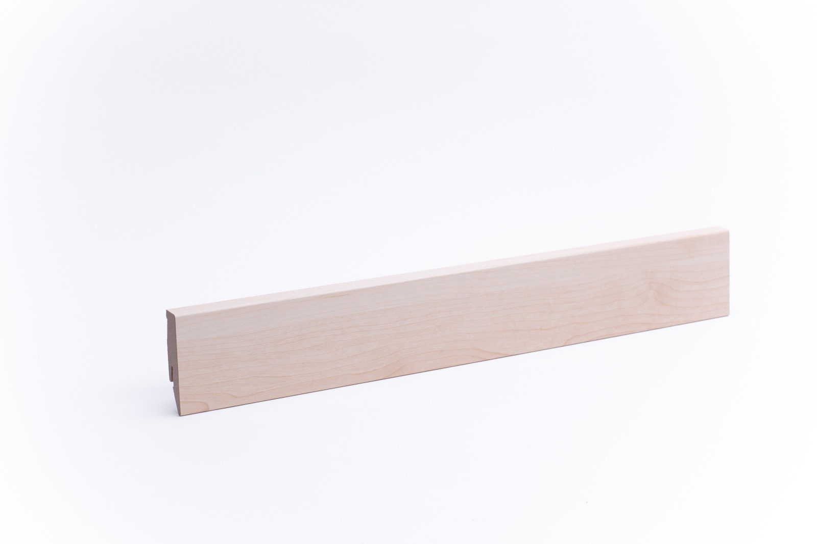 Sockelleiste mit Holzoptik 60 mm Ahorn natur