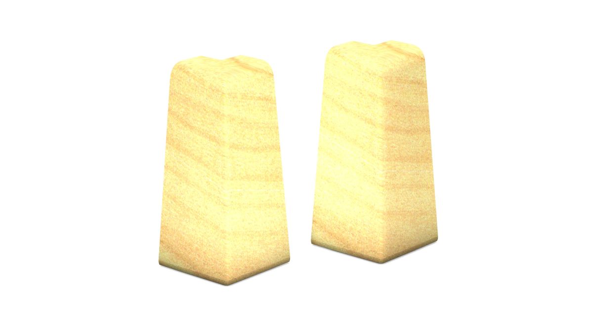 Prinz Außenecken für MDF-Sockeleiste 18 x 58 mm Nr. 809. - Ahorn