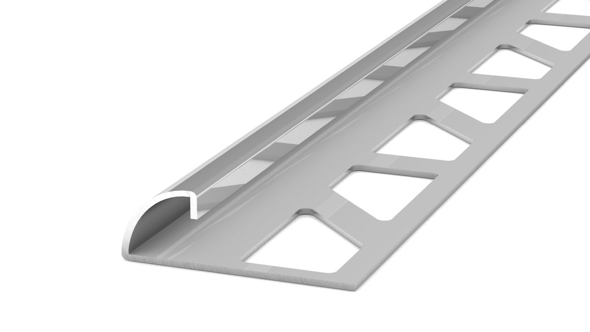 Prinz Viertelkreisprofil 12,5 mm - Nr. 755 - Edelstahl glänzend - 250 cm