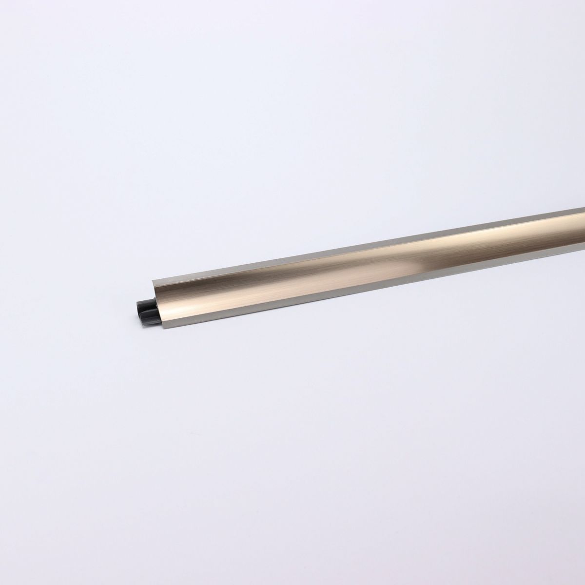 Passstück für Küchenabschlussleiste 23 x 23 x 400 mm - Edelstahl Optik