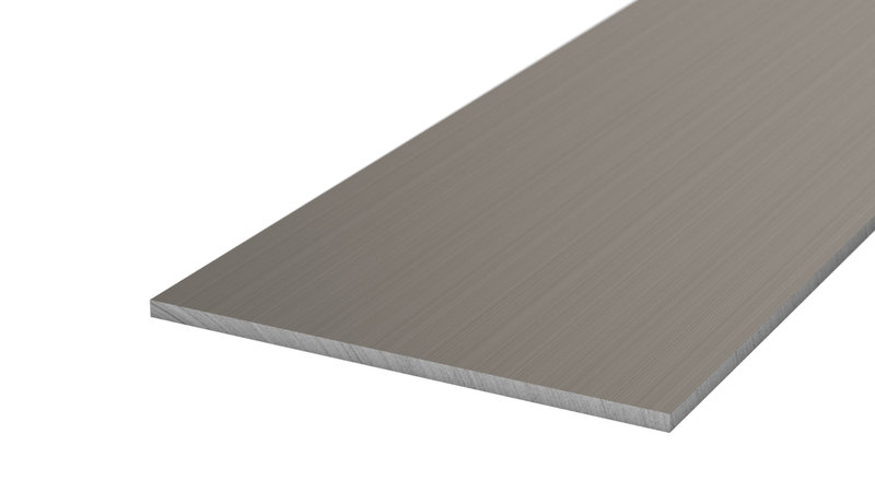 Prinz Flachprofil 60 x 2 mm - Nr. 109 - Edelstahl gebürstet - 100 cm