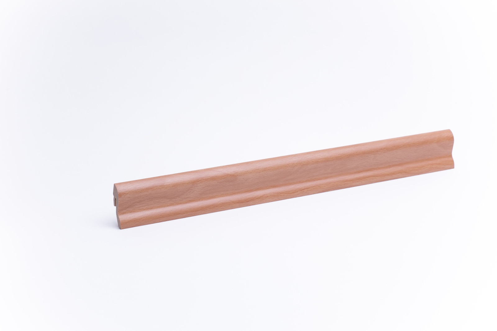 Sockelleiste mit Holzoptik 40 mm Buche gebeizt