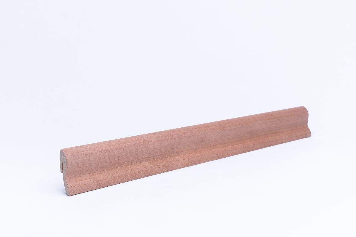 Furnier Sockelleiste 40 mm Kirsche unbehandelt - Echtholzfurnier
