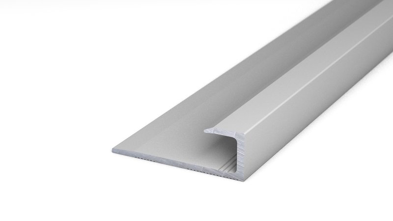Prinz Abschlussprofil 27 x 9,4 mm - Nr. 147 - Silber - 270 cm