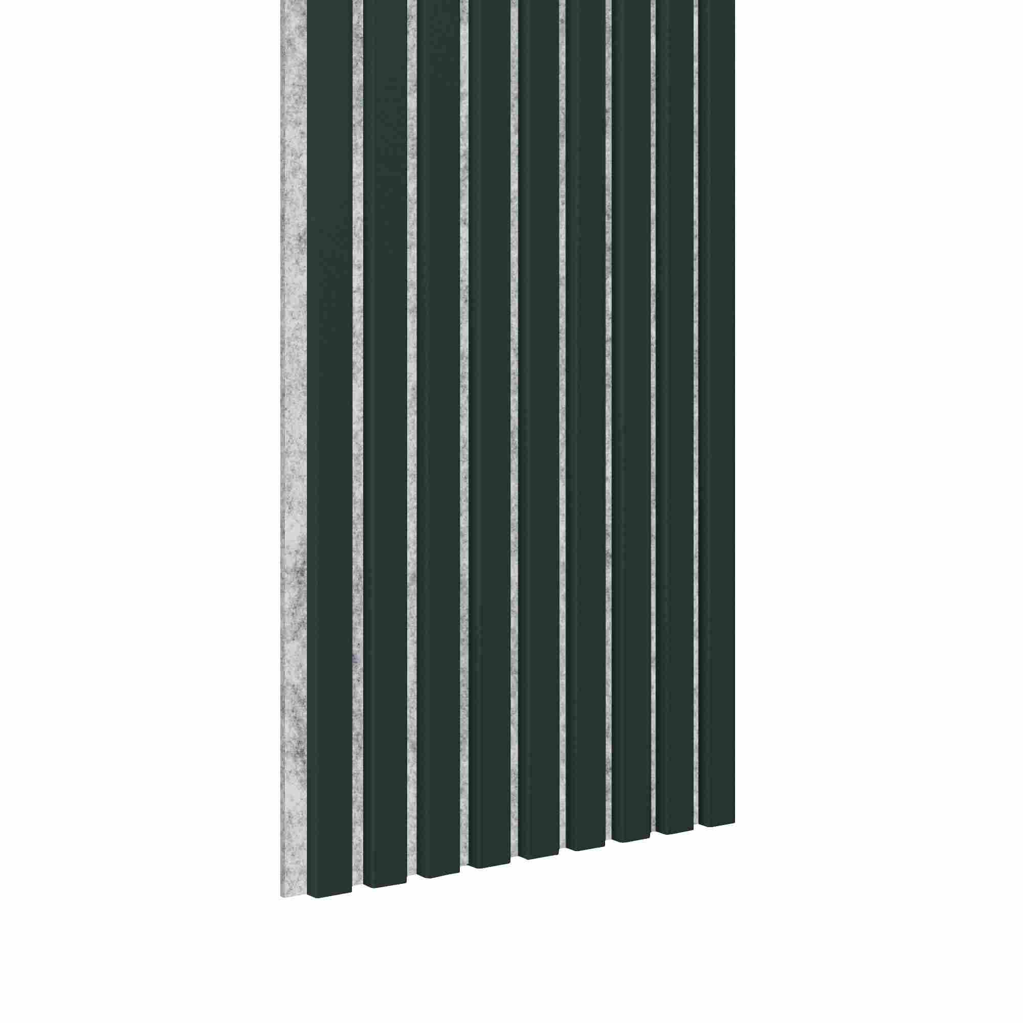 Akustikpaneel 3000 x 400 mm Forest - Akustikfilz Grau - Wandverkleidung