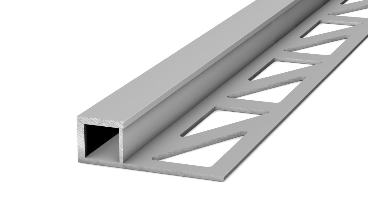 Prinz Vierkantprofil 8 mm - Nr. 747 - Silber matt - 250 cm