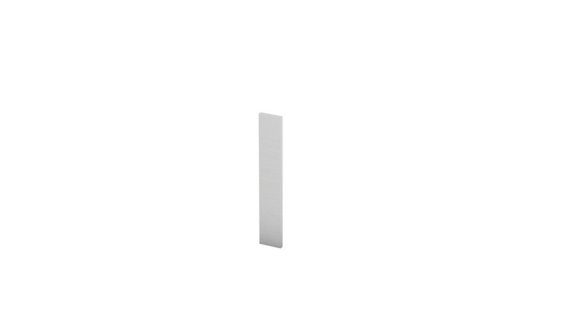 Prinz Endstück für Aluminium-Sockelleiste 10 x 60 mm - Nr. 359 - Silber