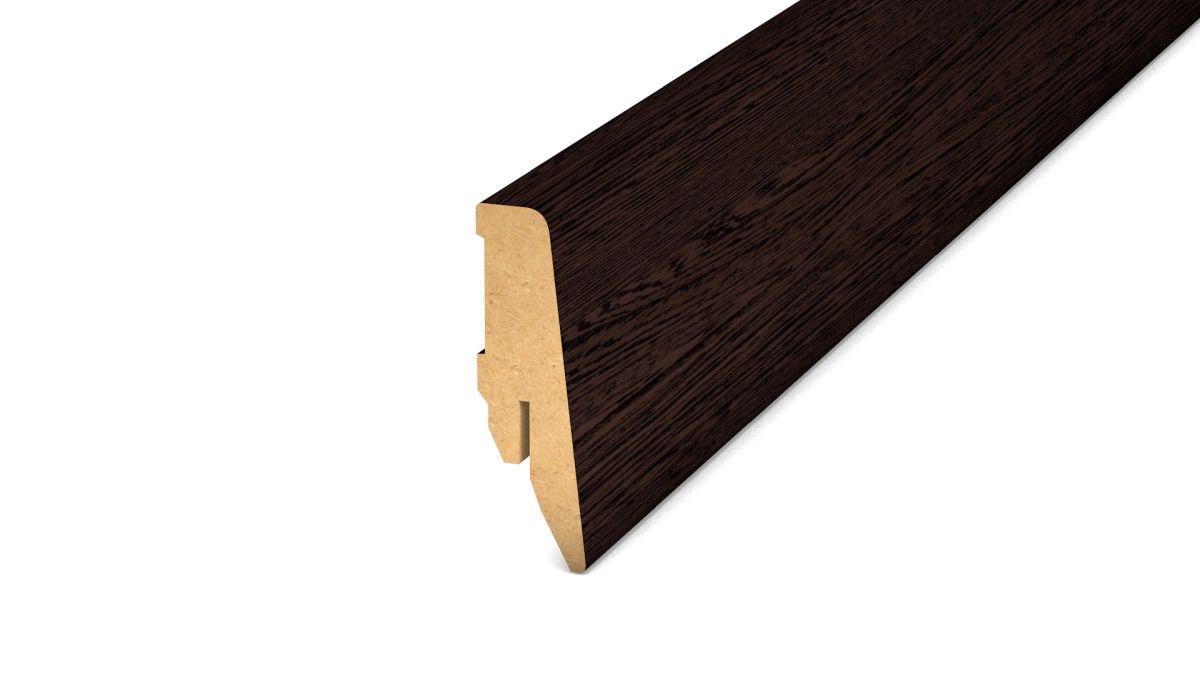 Prinz MDF-Sockelleiste 18 x 58 mm - Nr. 809 - Wenge - 250 cm