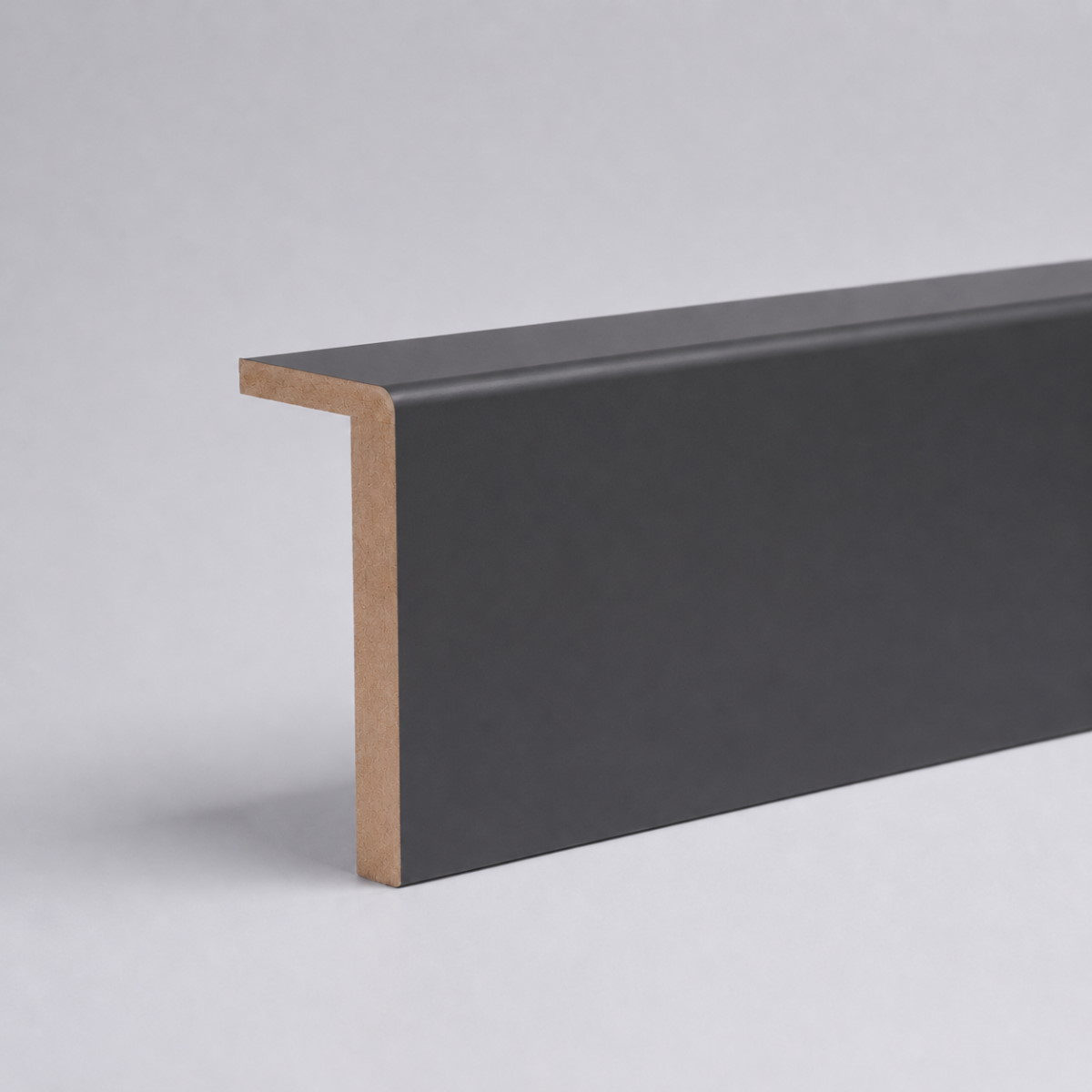 Heizungsrohrverkleidung- / Rohrabdeckleiste 120 mm, Grau/Anthrazit
