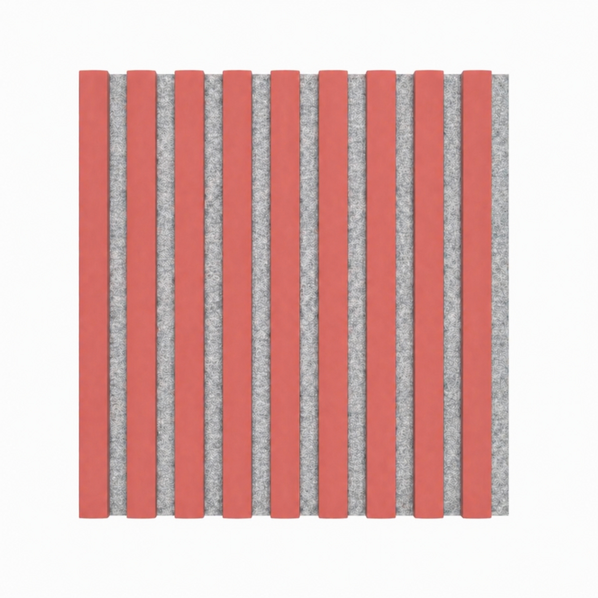 Acoustic+ Akustikpaneel Coral 400 x 400 mm - Akustikfilz Grau