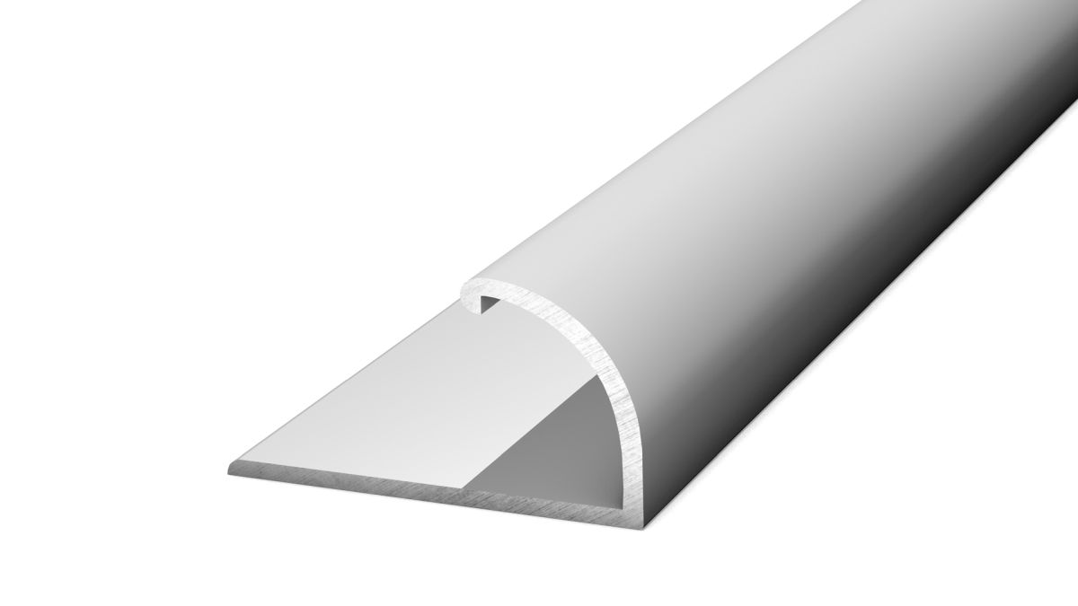 Prinz Abschlussprofil 25 x 13,2 mm - Nr. 140 - Silber - 300 cm