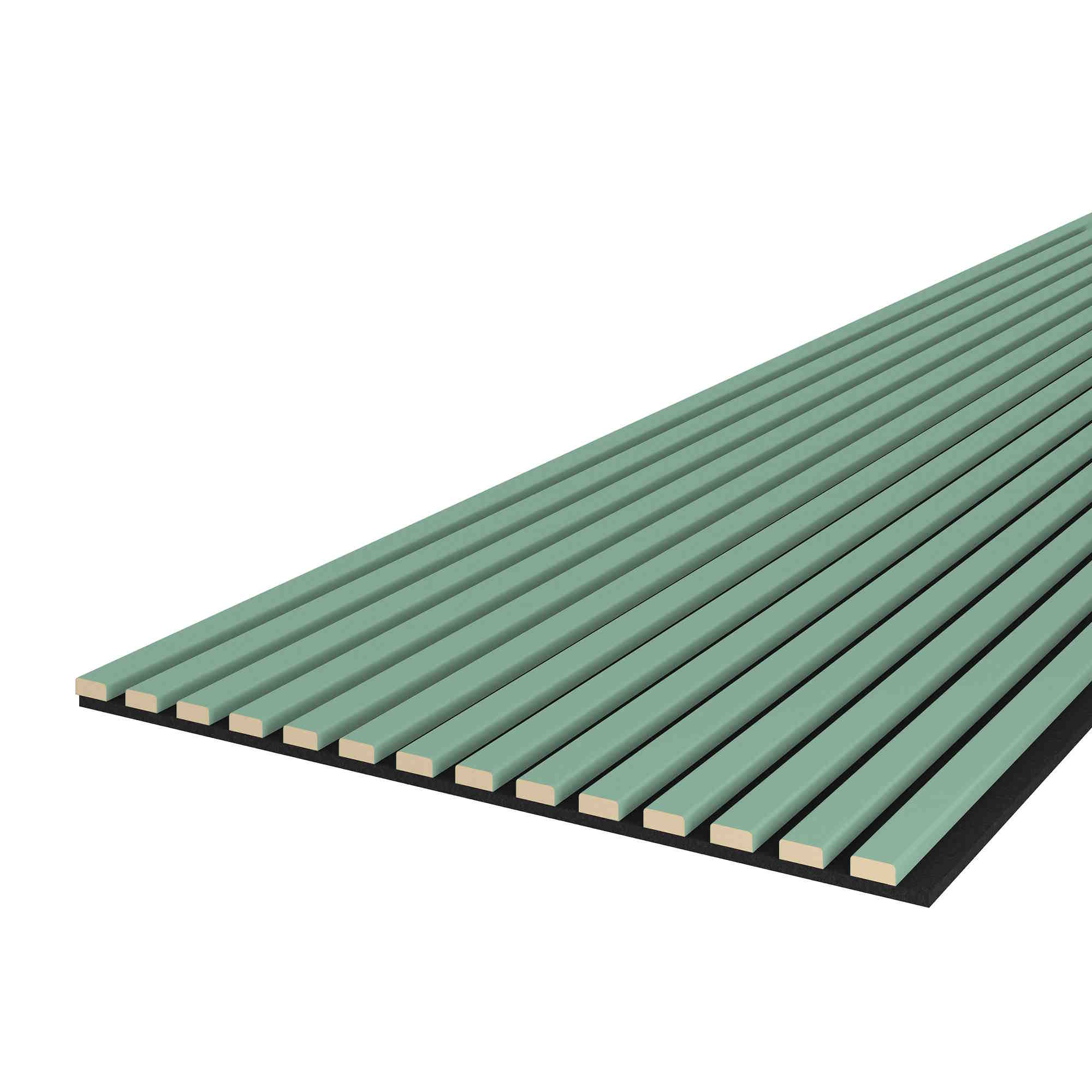 Acoustic+ Akustikpaneel Mint 2400 x 600 mm - Akustikfilz Schwarz