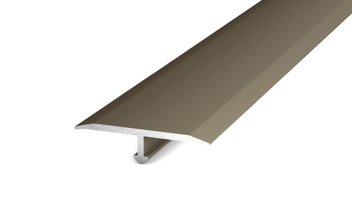 Prinz T-Cover Profil 25 mm - Nr. 266 - Edelstahl matt - 270 cm