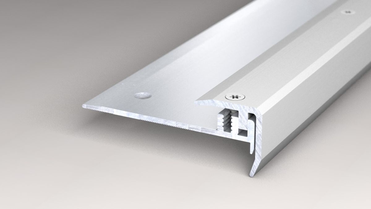 Prinz Design Step Treppenkantensystem 18,5 x 18,5 mm - Nr. 331 - Silber - 250 cm