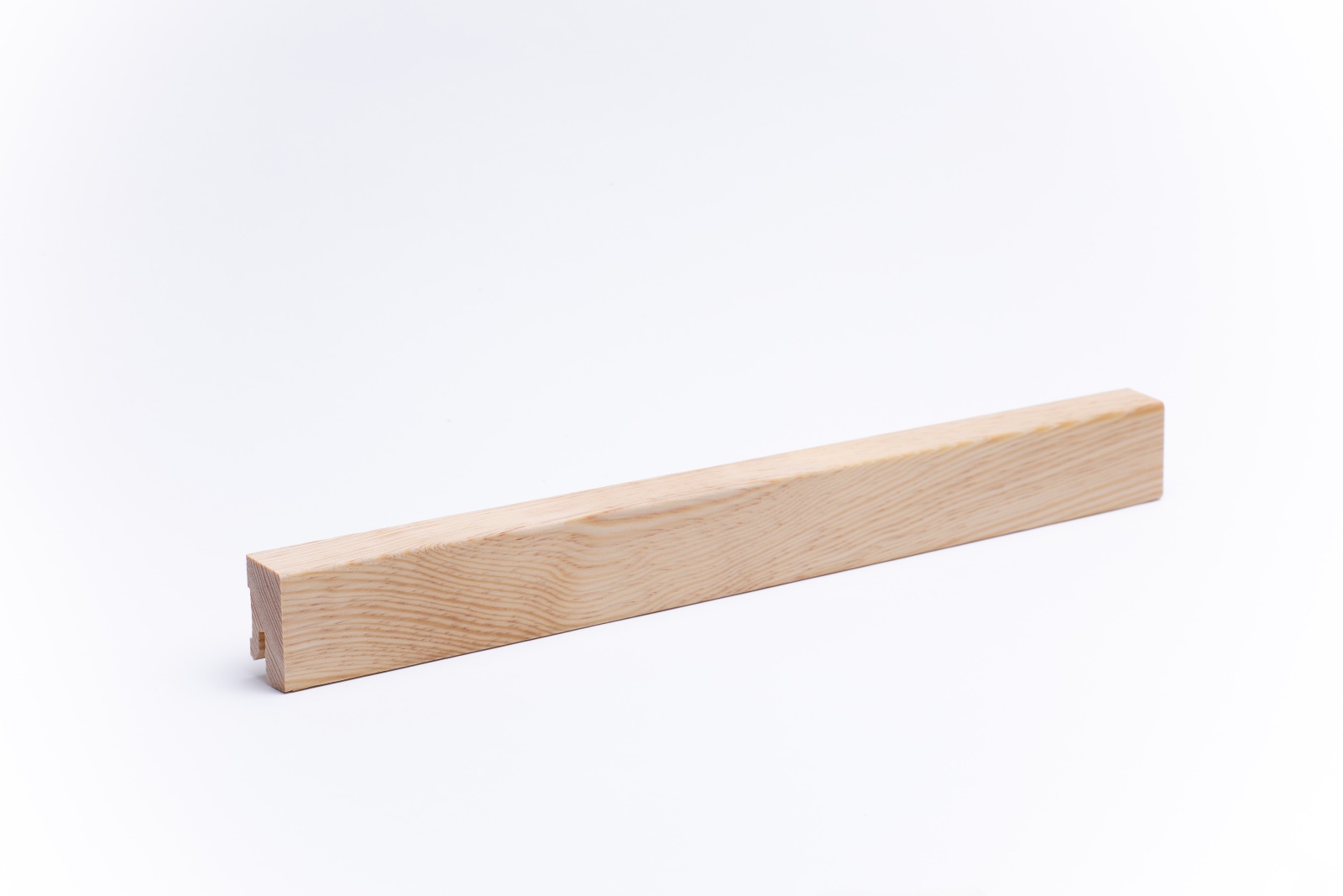 Massivholz-Sockelleiste 40mm abgeschrägt - Kiefer geölt