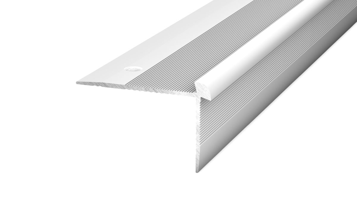 Prinz Treppenkantenprofil 40 x 26 mm - Nr. 187 - Silber - 250 cm