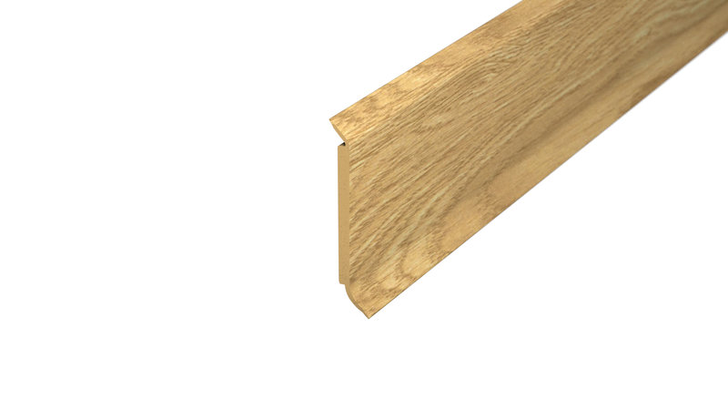 Prinz Hartschaum-Sockelleiste 60 mm - Kunststoff. - Nr. 811 - Oak natural -  250 cm