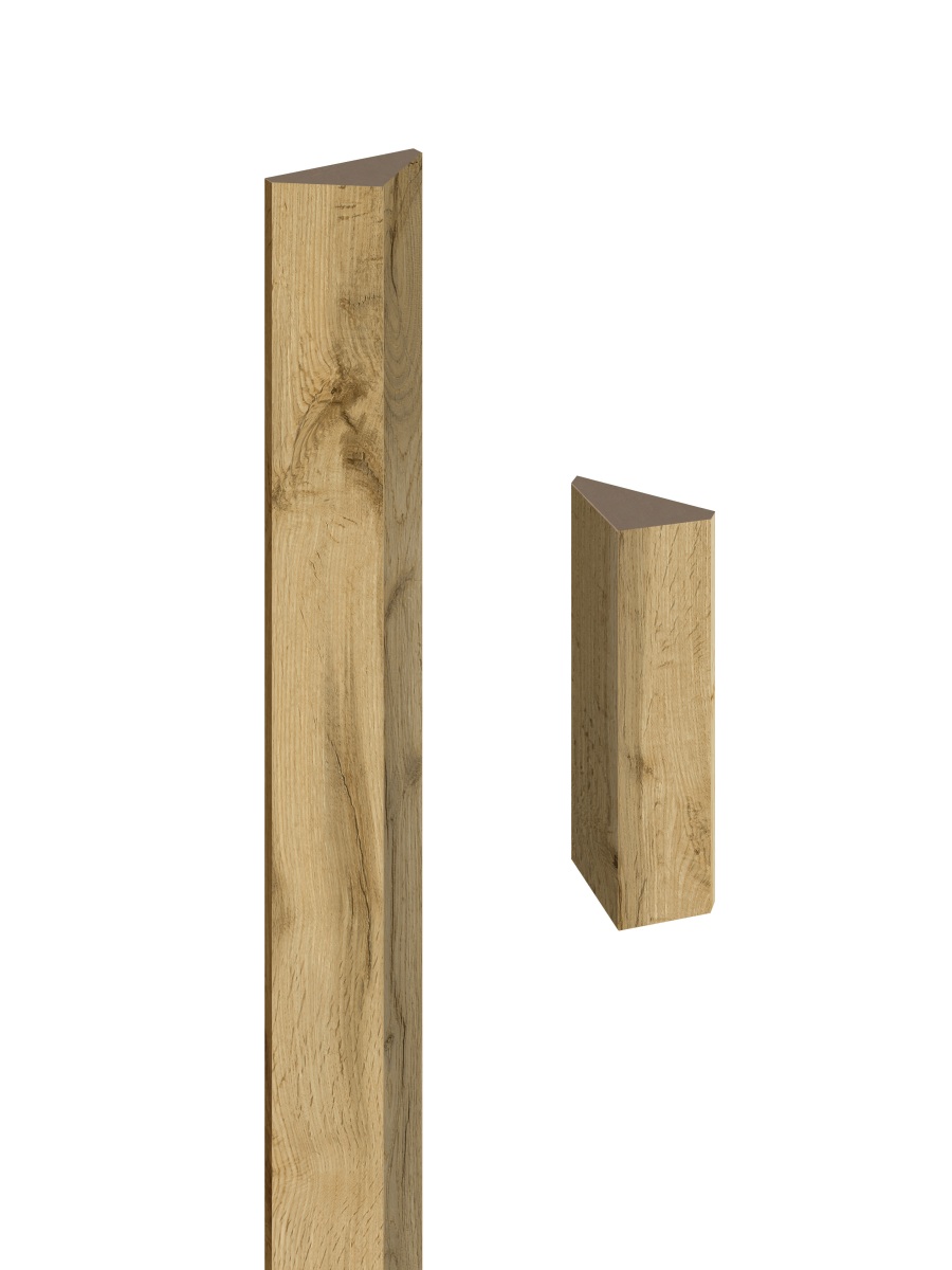 Wandverkleidung, Lamellenleiste, Wandlamelle - Wildeiche