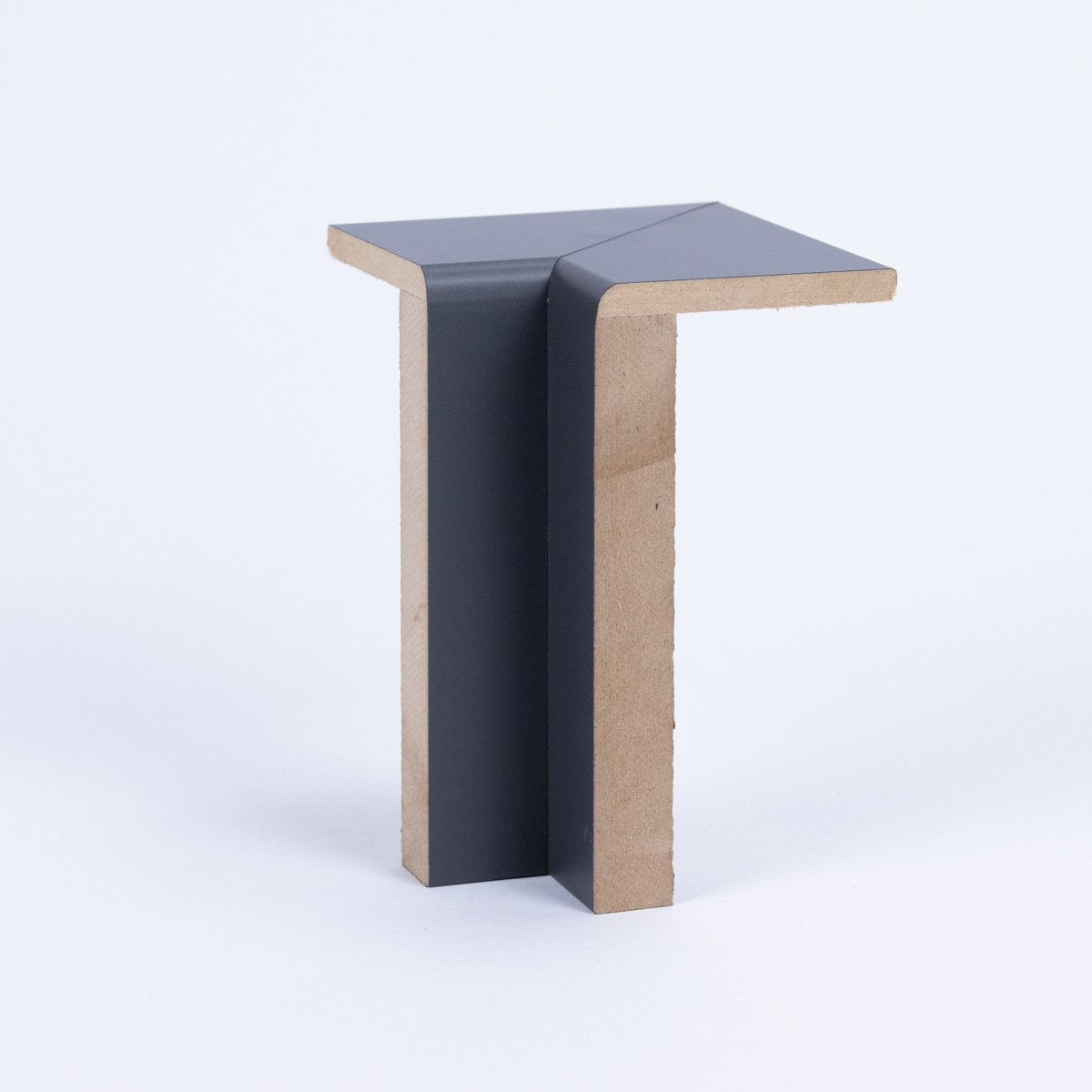 Innenecke für Heizungsrohrverkleidung 120 mm Grau/Anthrazit