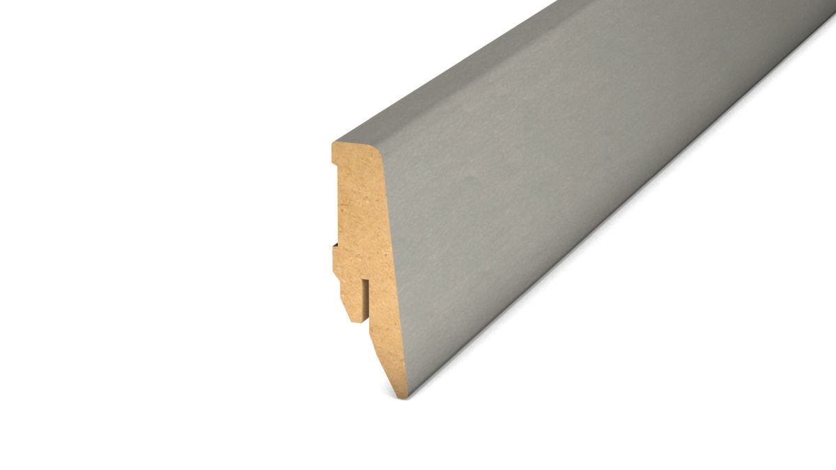 Prinz MDF-Sockelleiste 18 x 58 mm - Nr. 809 - Grau - 250 cm