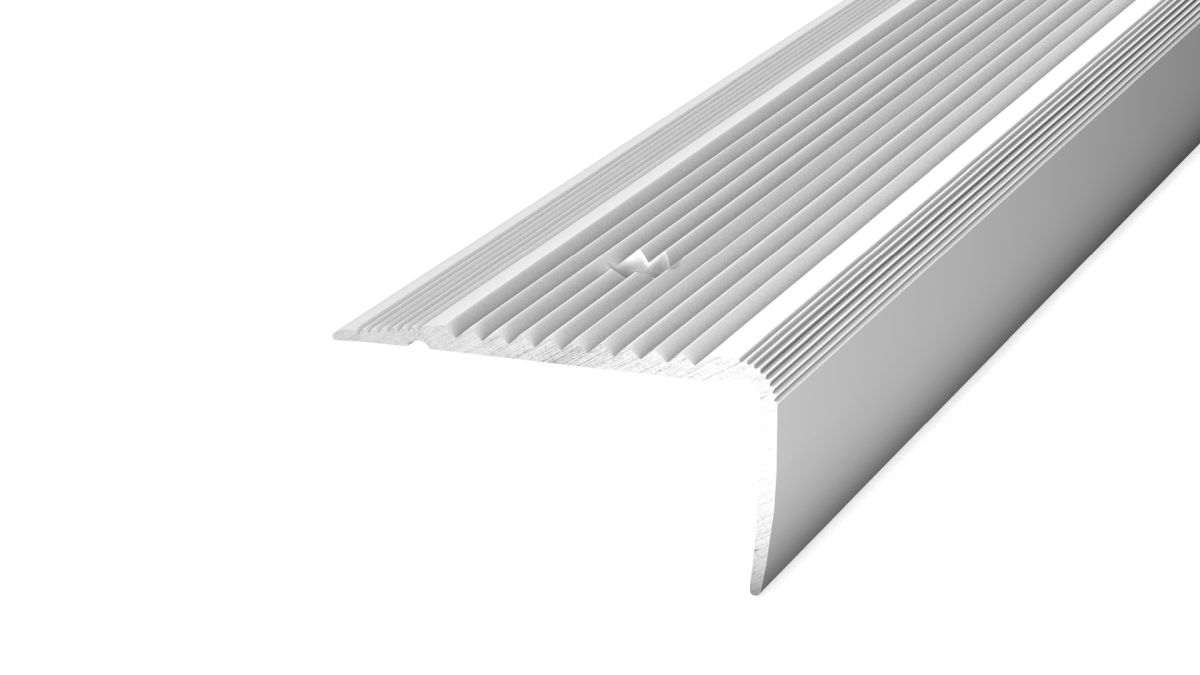 Prinz NOVA Treppenkantenprofil 45 x 23 mm - Nr. 170 - Silber - 270 cm