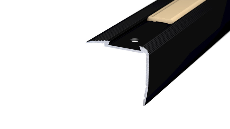 Prinz Kombi-Profil 54 x 49,2 mm - Nr. 194 - Schwarz RAL 9005 - 250 cm