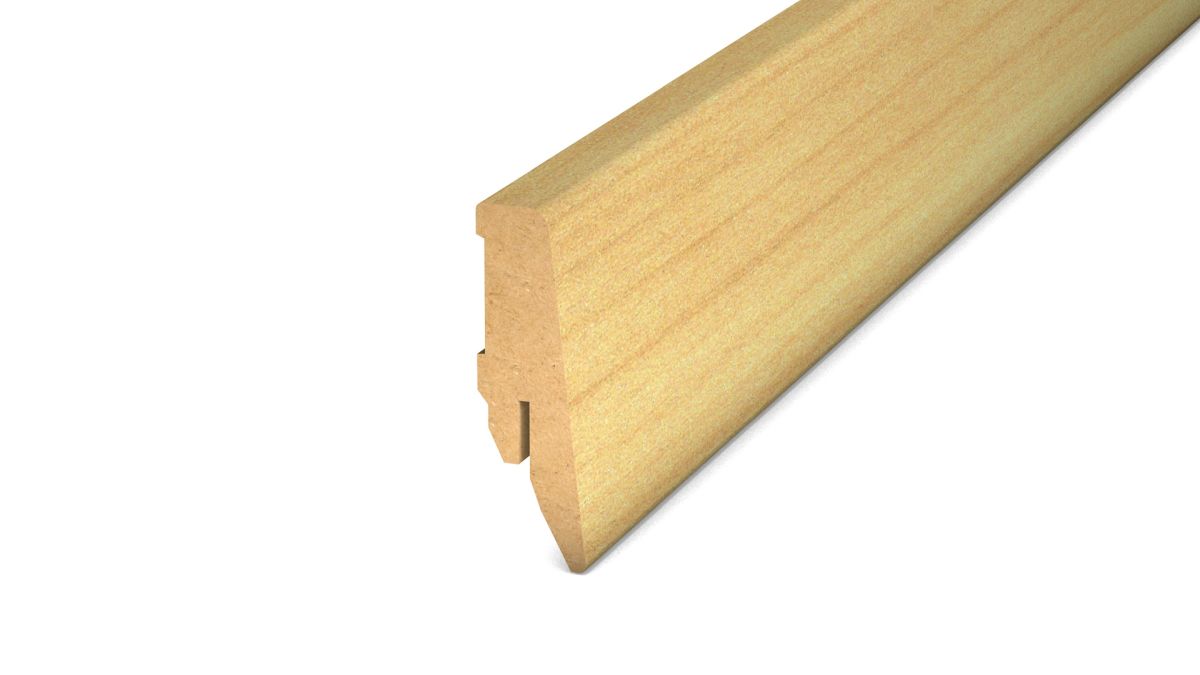 Prinz MDF-Sockelleiste 18 x 58 mm - Nr. 809 - Ahorn - 250 cm