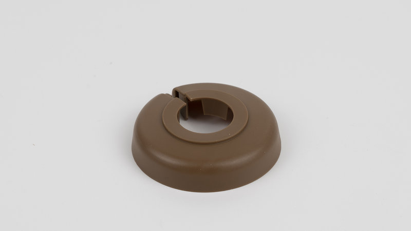 Prinz Heizkörperrosette Innen-Ø 18 mm - Nr. 852 - Nussbaum