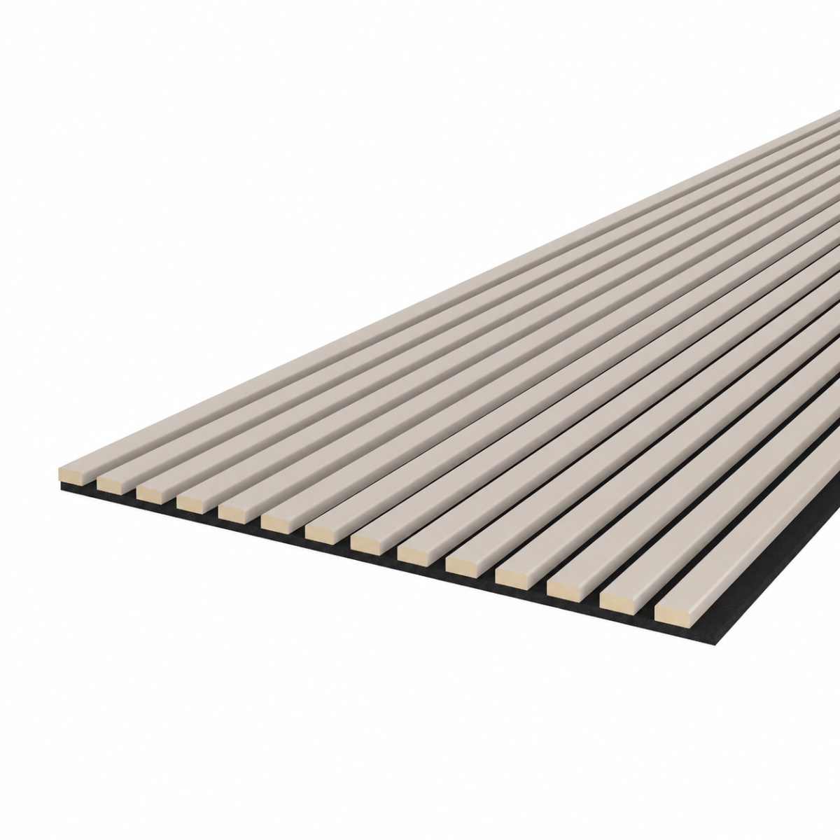 Acoustic+ Akustikpaneel Kaschmir 2400 x 600 mm - Akustikfilz Schwarz