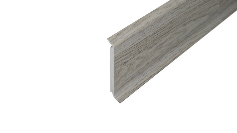 Prinz Hartschaum-Sockelleiste 60 mm - Kunststoff. - Nr. 811 - Oak Hollywood -  250 cm