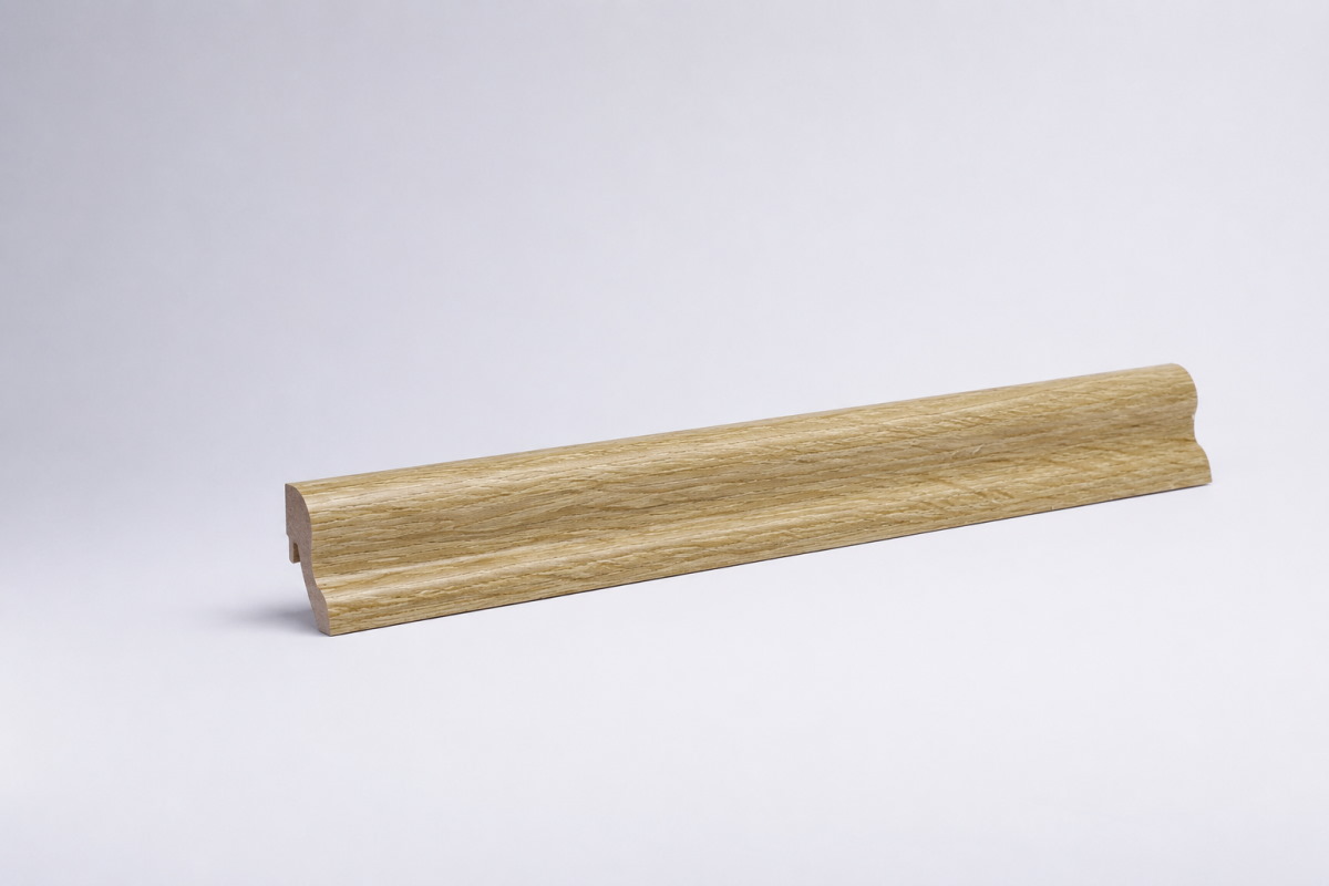 Sockelleiste mit Holzoptik 40 mm Eiche White Washed