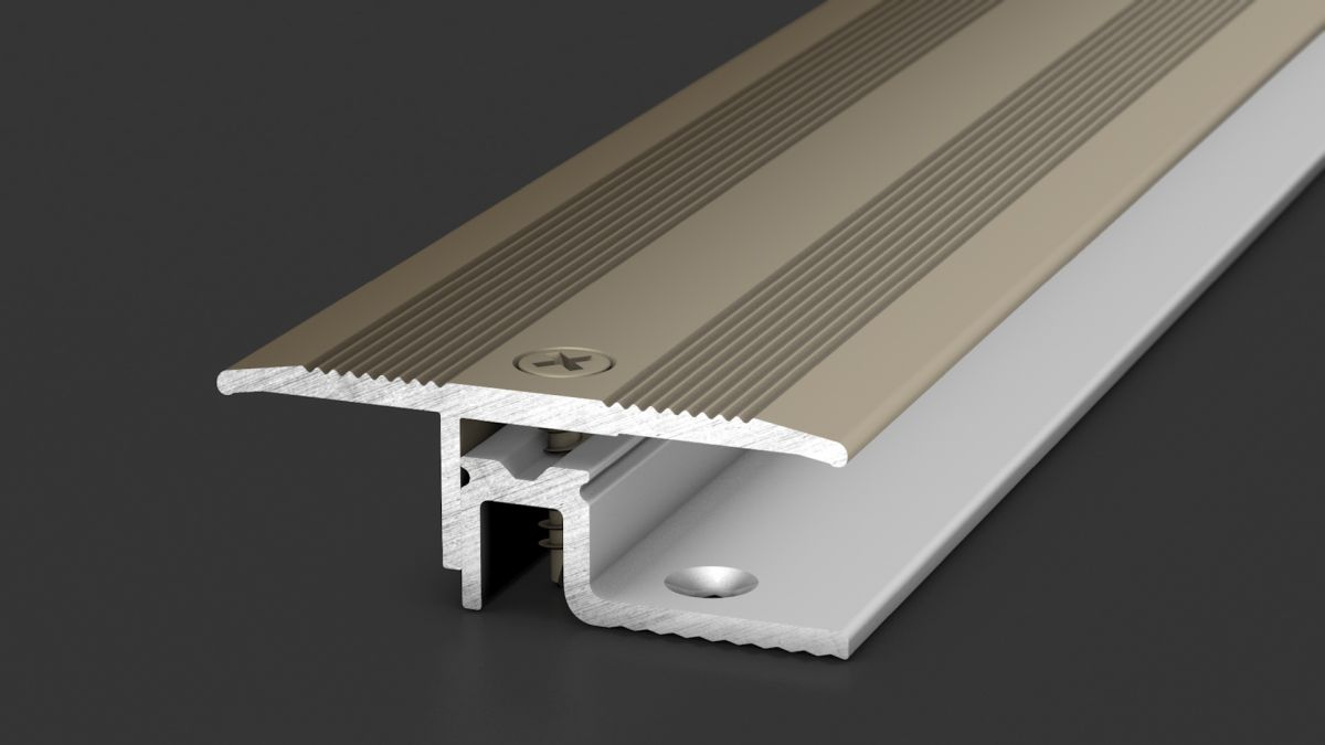 Prinz PS 400 Übergangsprofil 39 mm - Nr. 424 - Edelstahl matt - 90 cm