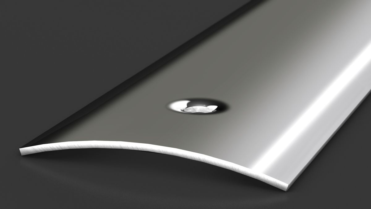 Prinz Übergangsprofil 50 mm - Nr. 102 - Edelstahl spiegelblank - 270 cm