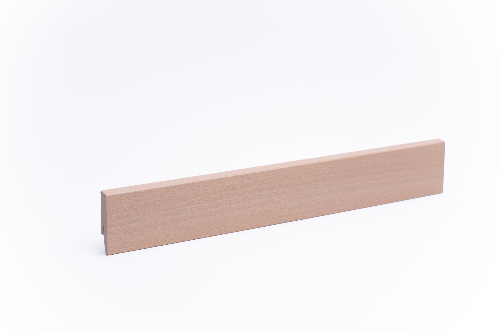 Sockelleiste mit Holzoptik 60 mm Buche hell