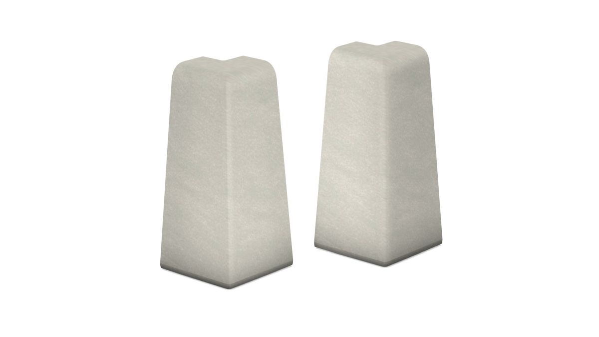 Prinz Außenecken für MDF-Sockeleiste 18 x 58 mm Nr. 809. - Grau