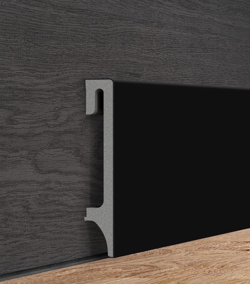 Sockelleiste Espumo ESP406 - 100 mm Schwarz
