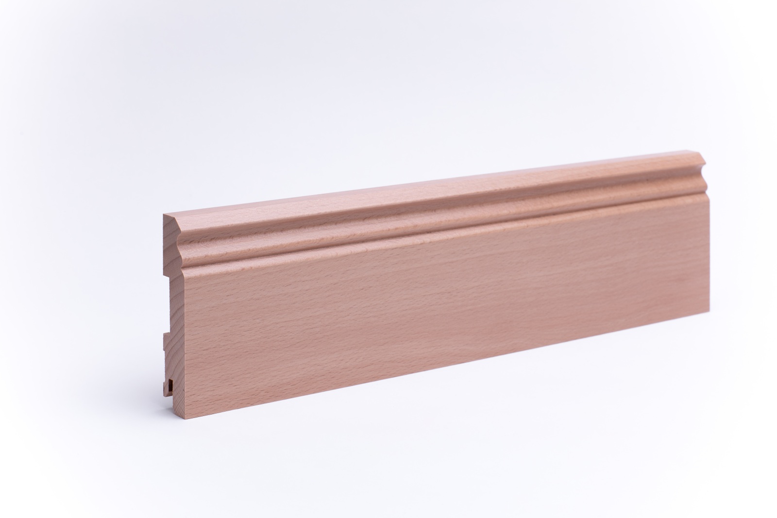 Sockelleiste Berliner Profil 100mm - Buche gelackt