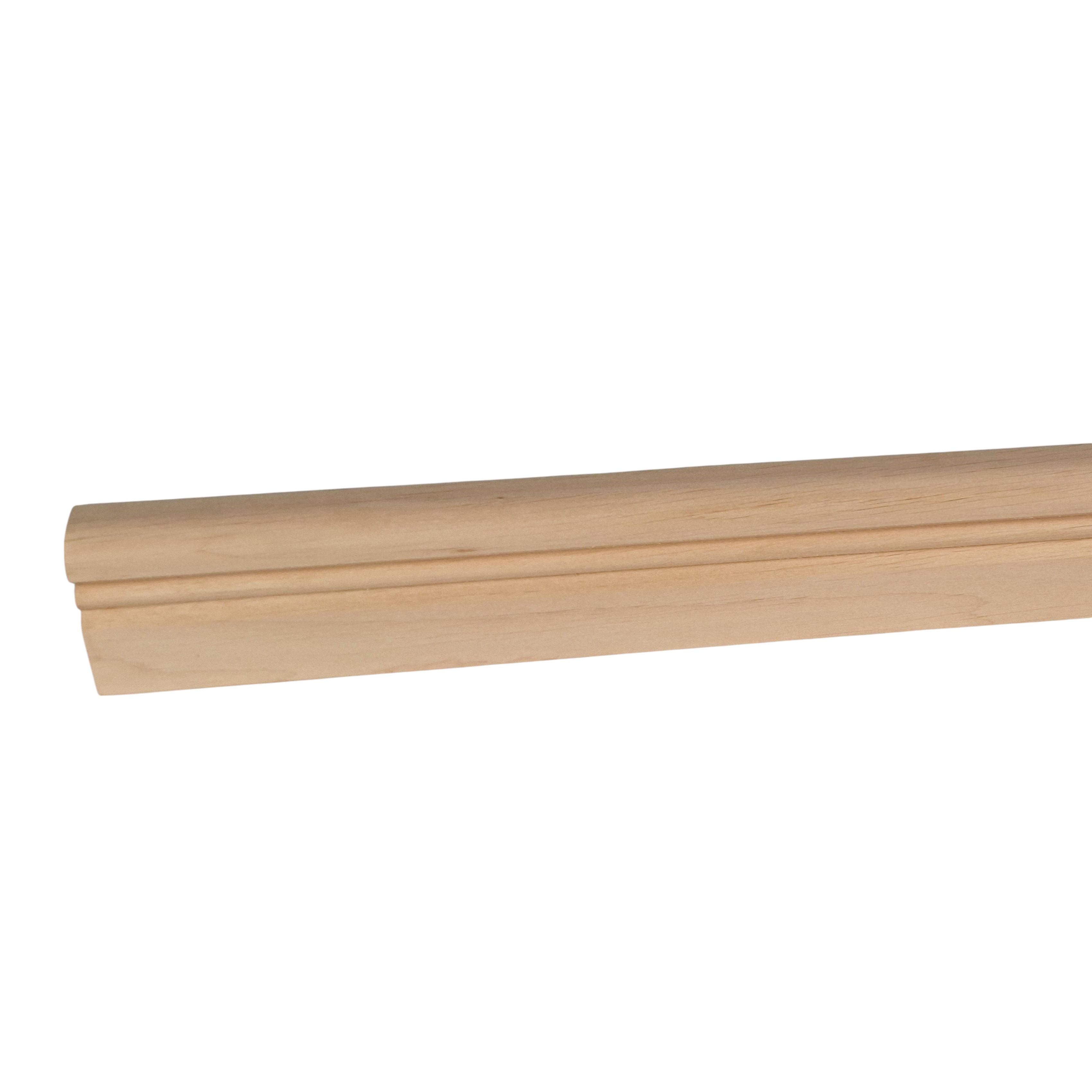 Massivholz-Sockelleiste 58 mm Alt-Reno – Erle roh
