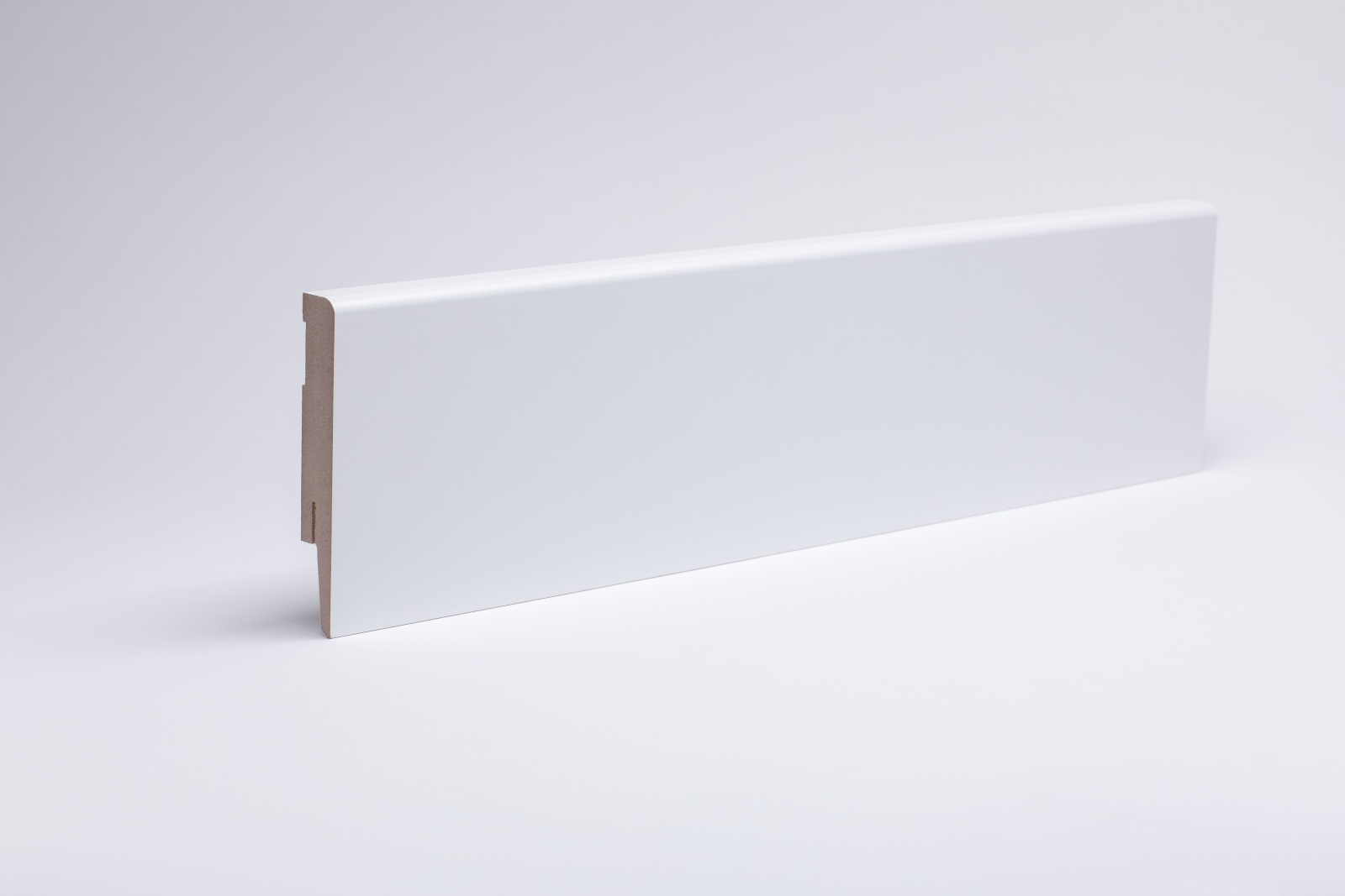 Sockelleiste Weimarer Profil 100 mm MDF - Weiß lackierfähig