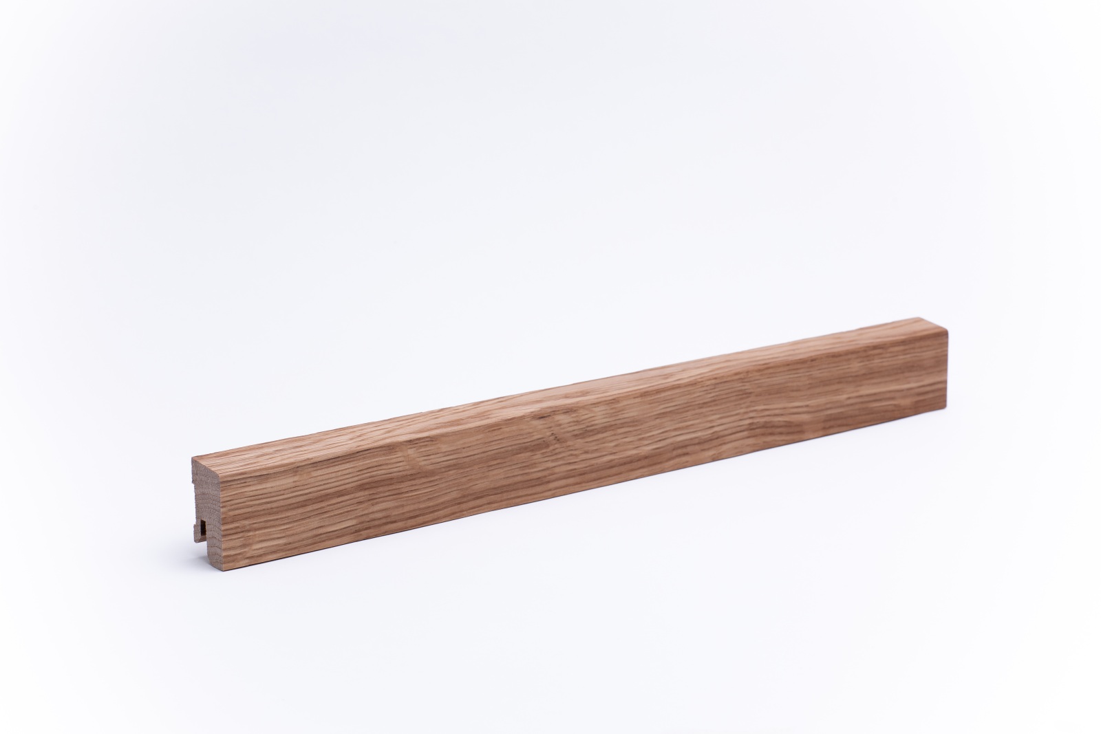 Massivholz-Sockelleiste 40mm abgeschrägt- Eiche geölt