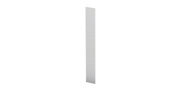 Prinz Endstück für Aluminium-Sockelleiste 13 x 100 mm - Nr. 356 - Silber