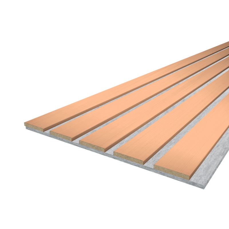 Akustikpaneel LX - Filzfarbe Grau 2600x400mm - verschiedene Farben