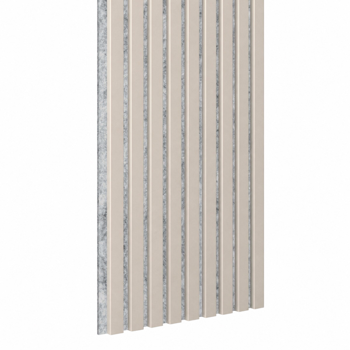 Acoustic+ Akustikpaneel Kaschmir 2600 x 400 mm - Akustikfilz Schwarz