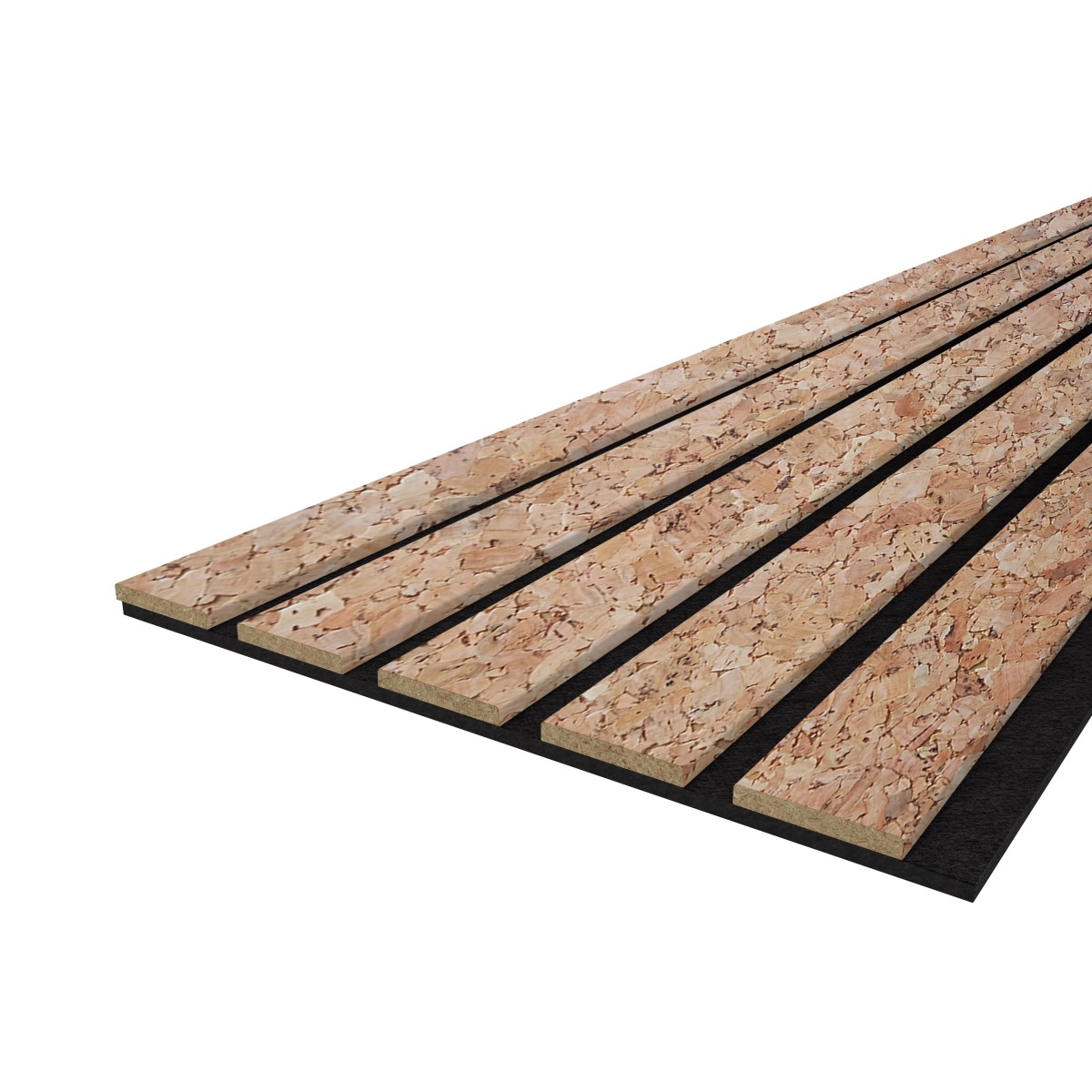 Akustikpaneel LX - Filzfarbe Grau 2600x400mm - verschiedene Farben