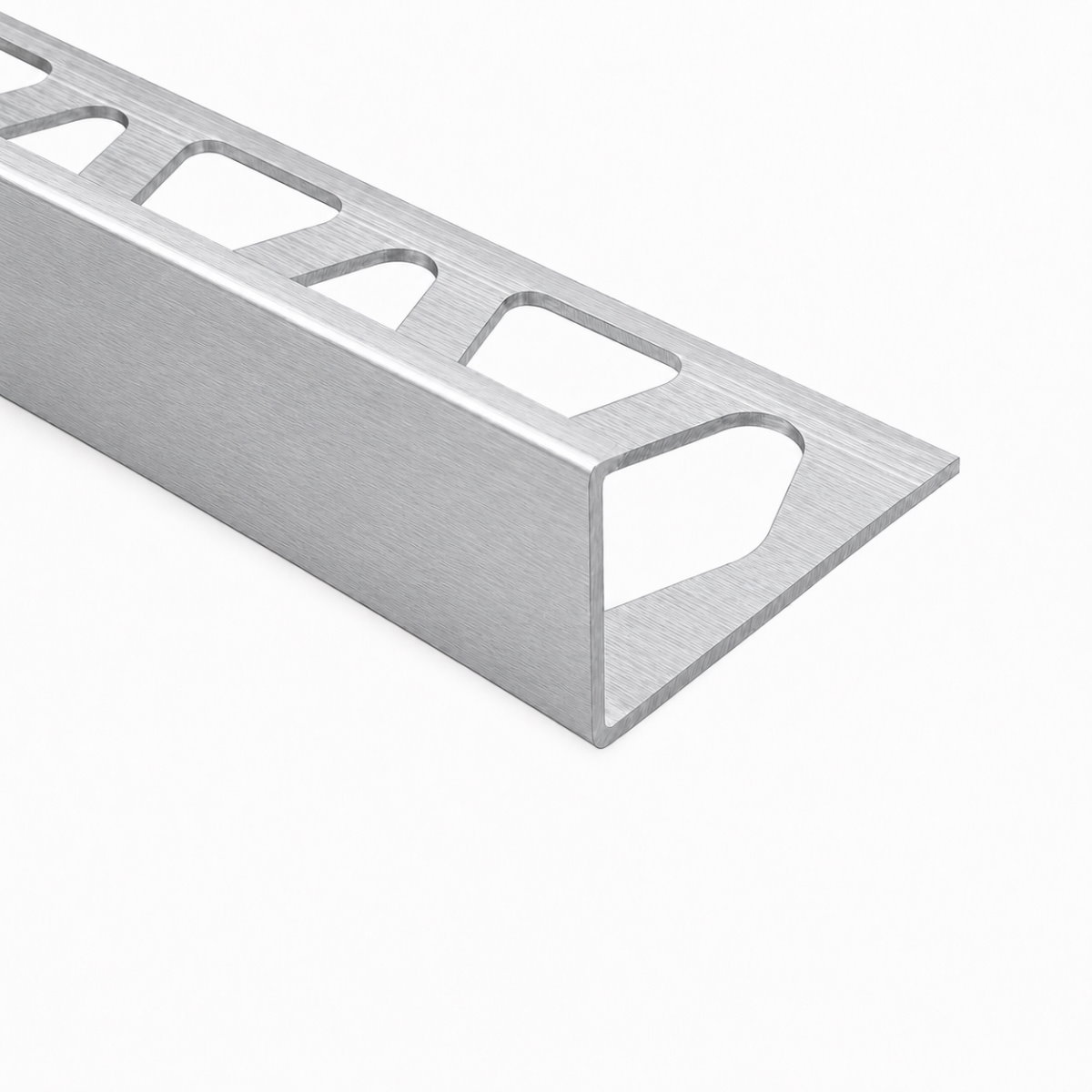 Fliesenschiene Aluminium 8 mm – Winkelprofil "L-Typ" - Silber